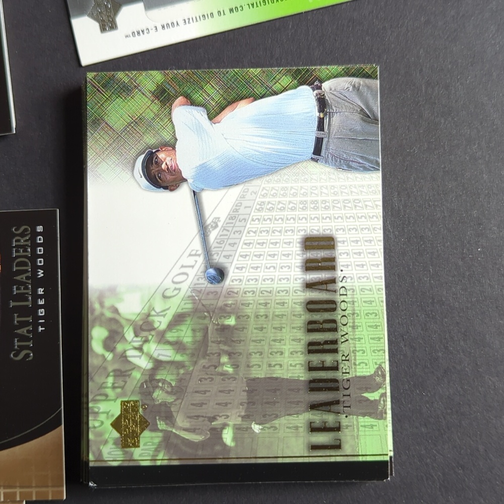 Large lot 2001 Upper Deck golf cards Tiger Woods Tiger Tales Victory Mar - Picture 6 of 16